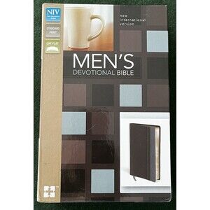 NIV, Men's Devotional Bible, - Imitation Leather, by Zondervan - New Excellent